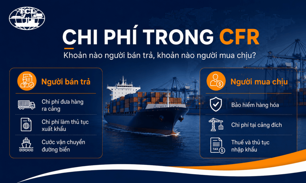 chi phí theo điều kiện CFR