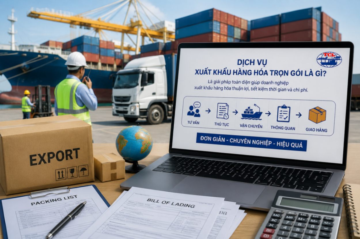 Dịch vụ xuất khẩu hàng hóa trọn gói là gì?