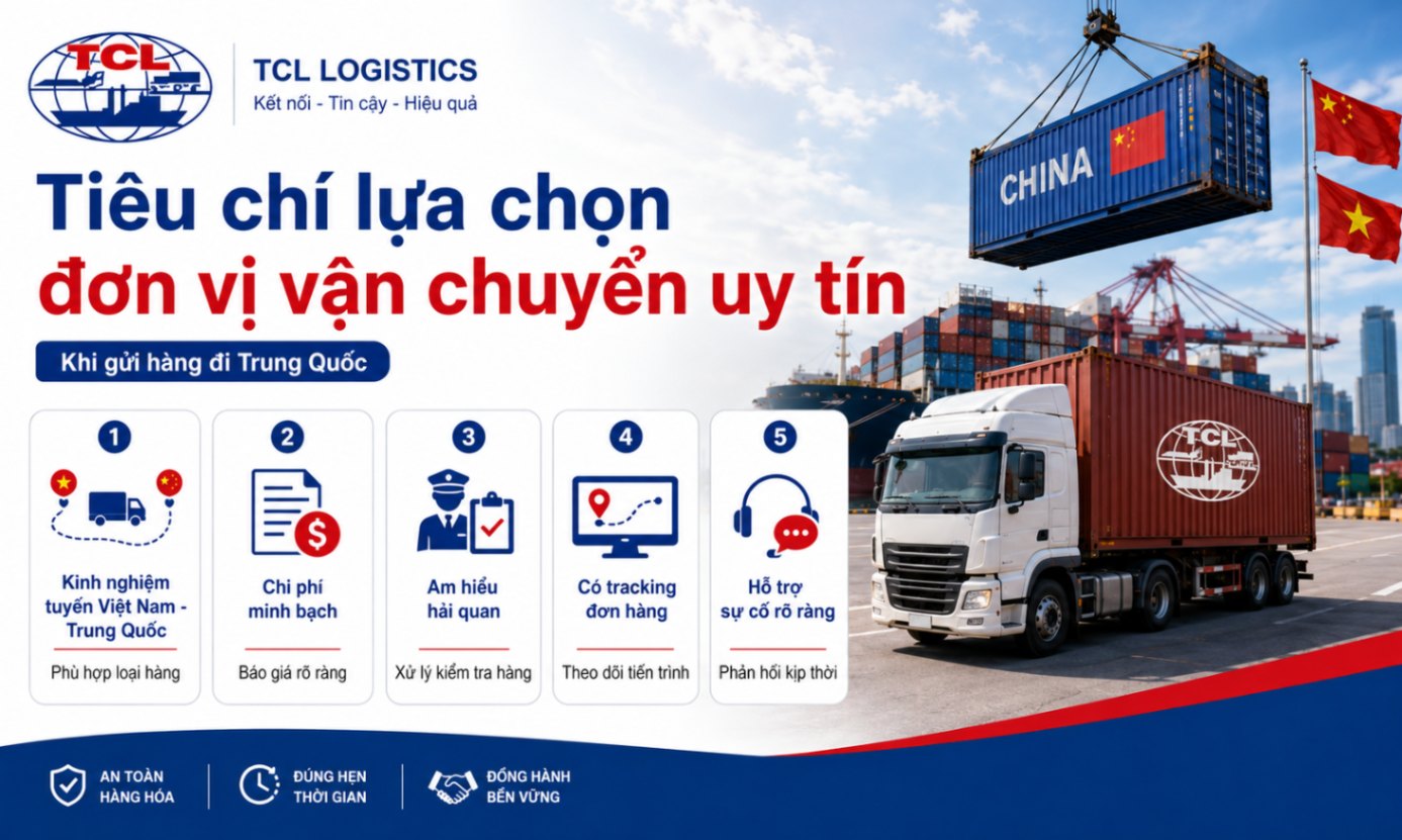 Tiêu chí lựa chọn đơn vị vận chuyển uy tín